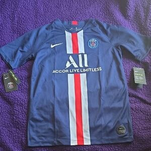 Nike Kids Navy Paris Saint-Germain Jersey